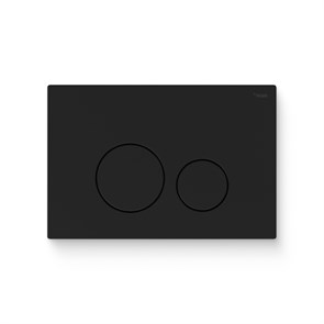 Кнопка смыва РЕХАУ NOVA ORB STEEL нержавеющая сталь, черный, матовый 918228