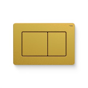 Кнопка смыва РЕХАУ NOVA PUBLIC антивандальная нерж. сталь, брашированное титановое золото, матовый 918274