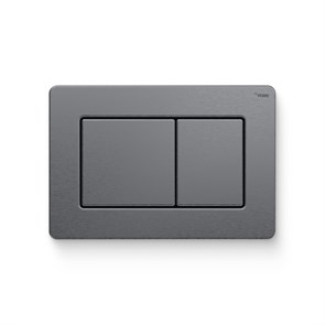 Кнопка смыва РЕХАУ NOVA PUBLIC антивандальная нерж. сталь, брашированный графитовый, матовый 918237