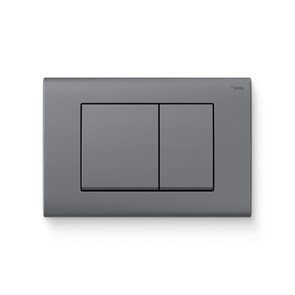 Кнопка смыва РЕХАУ NOVA QUAD 001 пластик, графитовый, матовый 918266