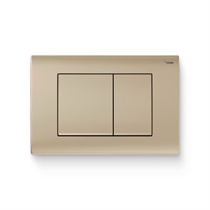 Кнопка смыва РЕХАУ NOVA QUAD 001 пластик, золотой, матовый 918226