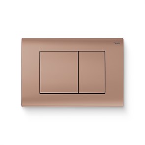 Кнопка смыва РЕХАУ NOVA QUAD 001 пластик, розовое золото, матовый 918287