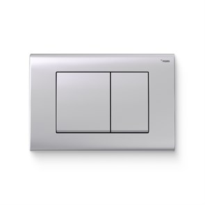 Кнопка смыва РЕХАУ NOVA QUAD 001 пластик, серебристый, матовый 918234