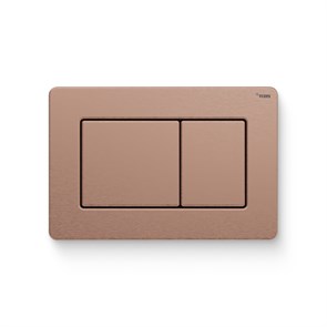 Кнопка смыва РЕХАУ NOVA QUAD STEEL нержавеющая сталь, брашированное розовое золото, матовый 918275