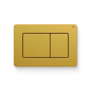 Кнопка смыва РЕХАУ NOVA QUAD STEEL нержавеющая сталь, брашированное титановое золото, матовый 918225