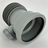 Муфта L=156 мм с манжетой и отводом 40 мм, 110 мм под раструб. соед, выход внутрь 110 мм трубы 864846