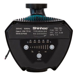 Насос циркуляционный ээ Shinhoo MEGA 40-6F, фланцевый 220В 916469