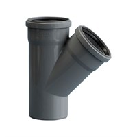 110 тройник на 110 угол 45  ПП ПОЛИТЭК 470128