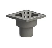 50 трап с вертик. спуском  ПП решетка 100*100 нерж. сталь ТП 100.50-100VSHs ТАТПОЛИМЕР 507324