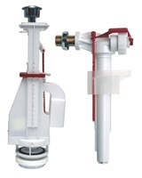 Арматура к смыв. бачку 2-х Кноп.ALCAPLAST/Alcadrain хр.кн. бок.под унив колонка лат.штуцерSA08K 1/2