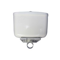 Бачок д/ун. нижний, с бел(черн).кнопкой, с полкой, пласт.Киров (Тип1к в госте БУ, арматура 531504) 513680