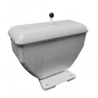 Бачок д/ун. нижний, шток, с полкой, пласт.Киров (БН) 350205