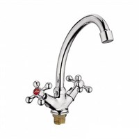 Смеситель для кухни 1/2 кер L5908 Ledeme с лат.гайкой, латунь 516847