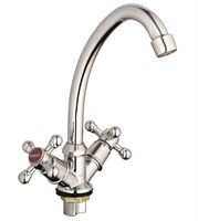 Смеситель для кухни 1/2 кер Glauf JMX4-A605 п\гайку без подводки 516652