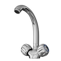 {{photo.Alt || photo.Description || 'Смеситель для кухни 1/2 кер. MIXLINE МЛ02-032 (ML02-032) низкий излив п/гайку (без подводки)'}}