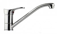 Смеситель для кухни 35к F4214-B FRAP (плоский пов.излив, п/шпильку, хром, силумин) 510501