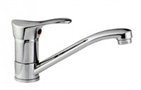 Смеситель для кухни 35к F4514-В FRAP (плоский пов.излив, п/шпильку, хром, силумин) 509389