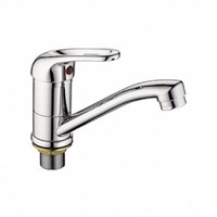 Смеситель для кухни 35к L4539В-2 Ledeme п/гайку с/отв кор излив, силумин 518509