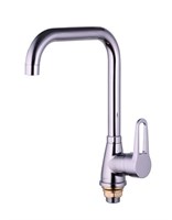 Смеситель для кухни 35к Glauf ZOP4-A045 высокий излив, бок. ручка, п/гайку 525247