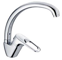 Смеситель для кухни 40к F4104 FRAP (выс.пов.излив, п/шпильку, хром, латунь) 510402