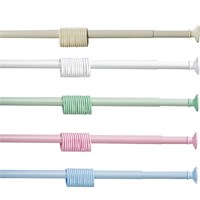 Карниз для ванной беж/крем 1,2*2,10 с кольцами Русспласт 502957