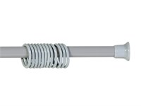 Карниз для ванной серый 1,20*2,10 с кольцами 500081