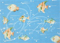 Коврик 0,65м х 15м (голубой) 505134