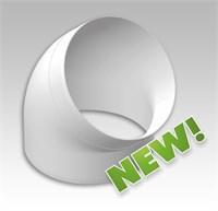 Колено круглое угол 45 D125 12,5ККП 45 ERA 522570