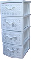 Комод РОМАШКА 4 ярус белый В95*Ш38*Г47 522985