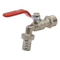 Кран водоразборный шаровой 1/2'' рукоятка, с носиком эконом 513931