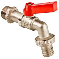 Кран водоразборный шаровой 3/4'' рукоятка, с носиком VT.051 VALTEC 508902