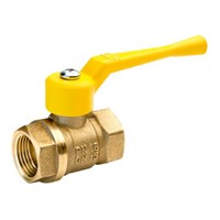 Кран газ шаровой 1'' вн/вн рукоятка 11Б27п БАЗ Standart PN40 509715