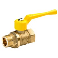 Кран газ шаровой 3/4'' вн/нар рукоятка 11Б27п БАЗ Standart PN40 513909