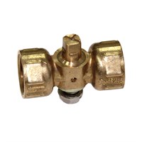 Кран д/маном конусный 1/2'' 3-ход. без ручки 11б18бк РУ16 (G1/2хМ20х1,5) 522024
