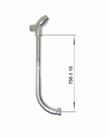 Кран смывной КРС-20-05 с хром. трубой для чаши генуя (кнопка) 513891