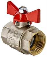Кран шаровой 1'' вн/вн бабочка VALTEC VT.217 508689