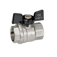 Кран шаровой 1/2'' вн/вн бабочка BUGATTI серия OREGON 302 (Италия) 502912