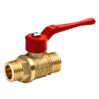 Кран шаровой 1/2'' нар/нар рукоятка 11Б27п1 БАЗ Standart PN40 522453