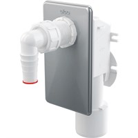 Минисифон для стиральной машины п/штукатурку (посудом.маш.) хромир.пласт APS3/AG210321100 Alcadrain 518190