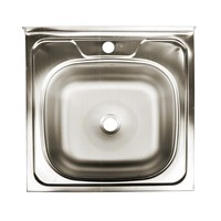 Мойка 50х50 (0,4) вып 1 1/2 Эконом (глуб. 13см) 310304