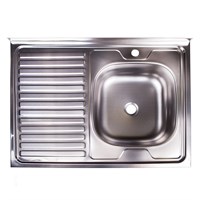 Мойка 80х60 (0,4) прав вып 1 1/2 Эконом (глуб. 13см) 310358