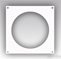 Накладка торцевая 150х150 для воздуховода D100 10НКП ERA 511349