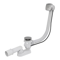 Обвязка для ванны полуавтомат пласт.хром пробка 70мм A51CRM Alcadrain 516287