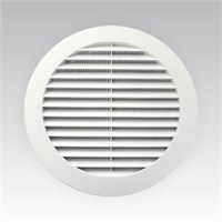 Решетка вент. D130 с фланцем D100 с сеткой 10РКС ERA 522804