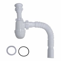 Сифон Варяг с гофрой 40*40 С 5005 АНИ пласт 501104