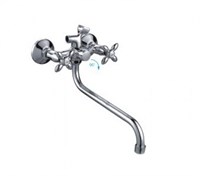 Смеситель для ванны и раковины 1/2 кер F2227-2 FRAP картридж перекл, S излив, хром, латунь 512658