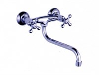 Смеситель для кухни настенный 1/2 кер L4608 Ledeme нижний, силумин 507167