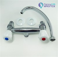 {{photo.Alt || photo.Description || 'Смеситель для кухни настенный 1/2 рез Иркутск НАСТ-М 2 верхний излив'}}