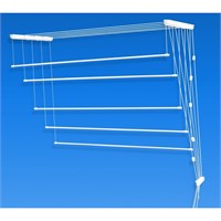 Сушилка для белья ЛИАНА 2,2 м белая (5 веревок) потолочная 510799