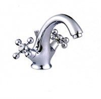 Смеситель для раковины 1/2 кер L1019 Ledeme КРЕСТ, латунь 502858